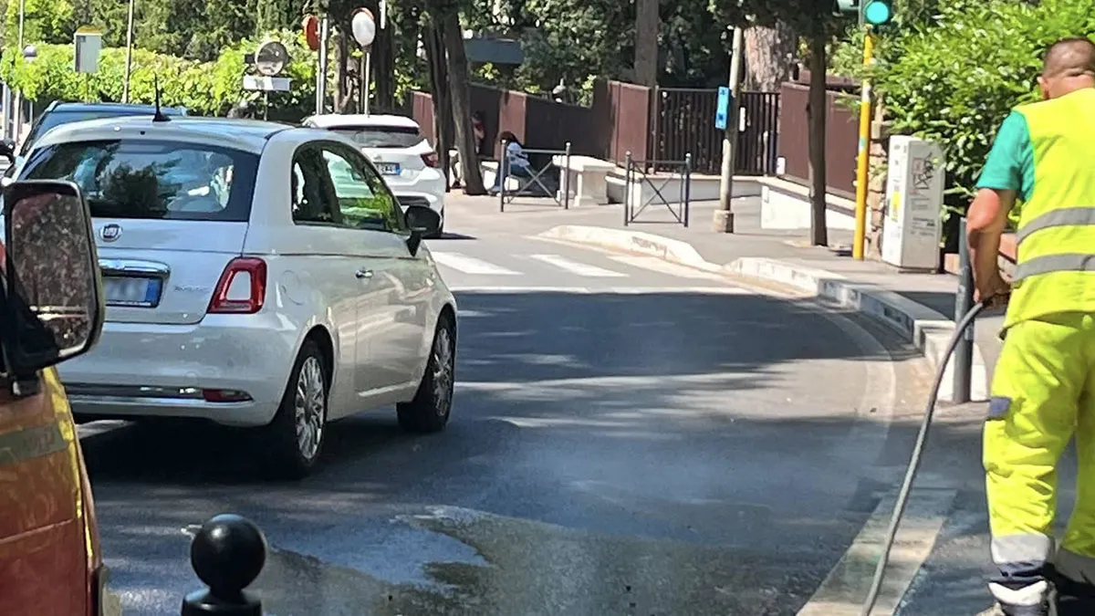 Consorzio Cortina lavaggio strada